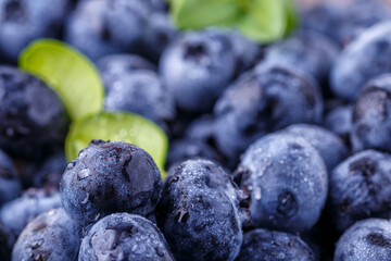 Fresh blueberry background. Blueberry Texture Close Blueberry Antioxidant Organic Superpeed Bowl Concept Healthy Nutrition
