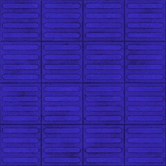 Decorative metal tiles in purple striped 