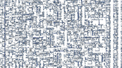 Fototapeta premium 3D illustration of abstract fractal for creative design looks like small details ornate.