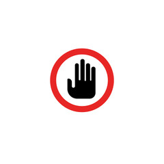 Hand thumb finger of human icon design
