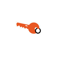 Key Illustration lock door home secret safety very modern icon design