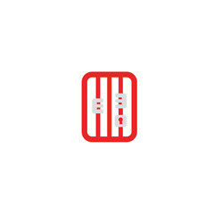 Set instrument web line technology icon design