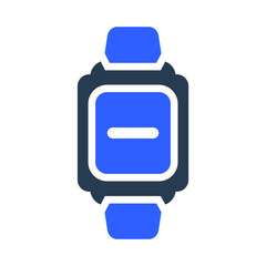 Remove sign, smart watch icon