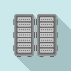 Testing software icon. Flat illustration of testing software vector icon for web design