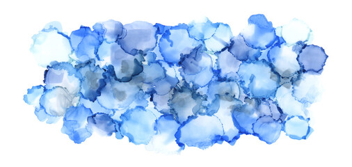 Art Abstract painting blots background. Alcohol ink olors. Marble texture. Horizontal long banner.