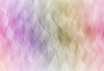 Fototapeta premium Light Multicolor vector backdrop with rhombus.