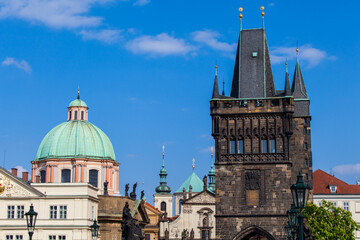 Fototapeta premium View of the city of Prague