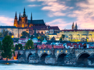 Obraz premium View of the city of Prague