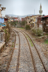 old railway in istanbul historical peninsula