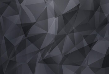 Light Gray vector polygon abstract layout.