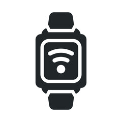 WiFi network, smart watch icon