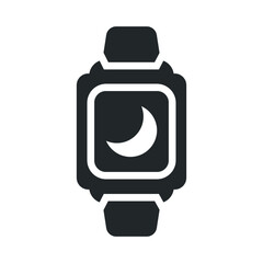 Night mode, smart watch icon