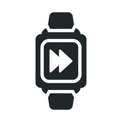Next arrow, smart watch icon