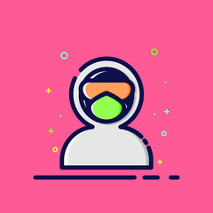 icon vector of medical personal protective equipment. medical personal protective equipment clip art. medical personal protective equipment illustration.