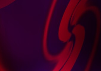 Dark Purple vector background with lava shapes.