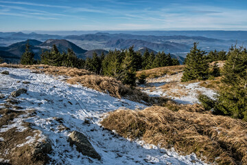 View from Mincol hill, Little Fatra mountains, Slovakia