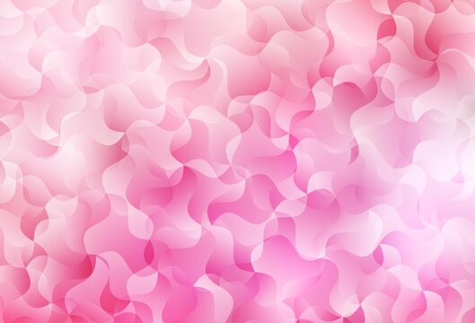 Light Pink vector background with wry lines.