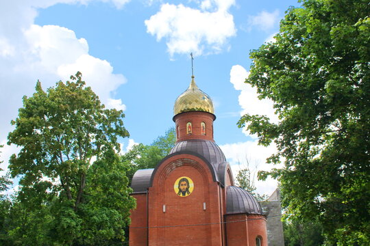 Church of the Martyr John the Warrior in the Central Park of culture and recreation named after the 1000th anniversary of the city of Bryansk Russia