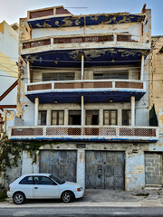 A derelict building in Xemxija Malta