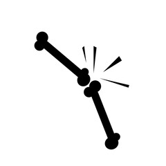 Bone icon. Symbol, logo illustration for mobile concept and web design.
