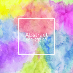 Abstract watercolor background template