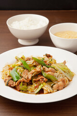 回鍋肉定食