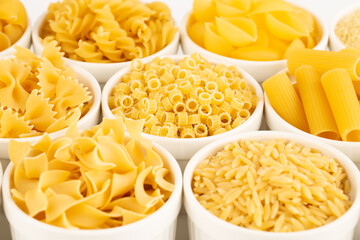 Various kind of pasta