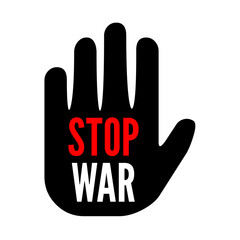 Stop war symbol icon 