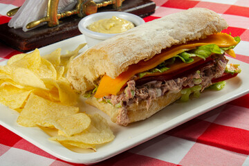 Obraz premium SANDWICH DE ATUN