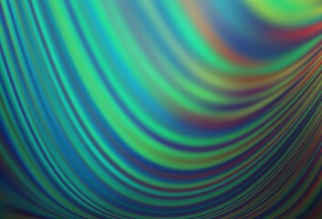 Light Blue, Green vector template with liquid shapes.