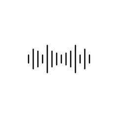 audio track icon element of music icon for mobile concept and web apps. Thin line audio track icon can be used for web and mobile. Premium icon on white background