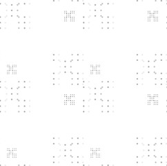 black and white ornament of geometric shapes, elements and lines. interesting pattern. the background.