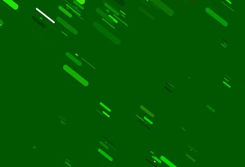 Light Green vector backdrop with long lines.