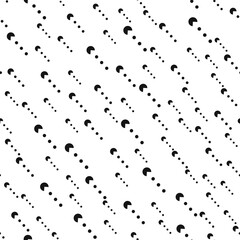 black and white ornament of geometric shapes, elements and lines. interesting pattern. the background.