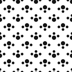 black and white ornament of geometric shapes, elements and lines. interesting pattern. the background.