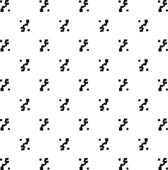 black and white ornament of geometric shapes, elements and lines. interesting pattern. the background.