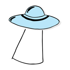 ufo icon isolated on white background from gaming collection.