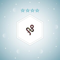 rythmic gymnastics vector icons modern