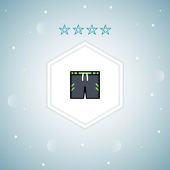 short vector icons modern