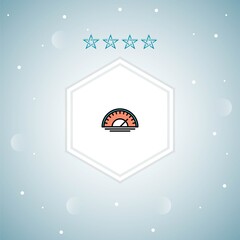 speedometer vector icons modern