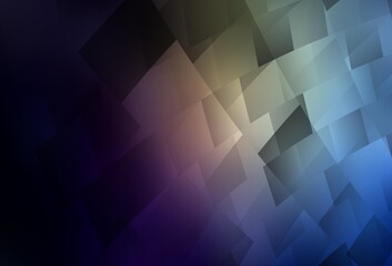 Dark Blue, Yellow vector background in polygonal style.