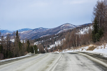 View of Altay mountains