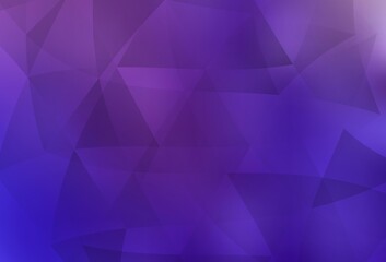 Obraz premium Light Purple, Pink vector abstract polygonal template.
