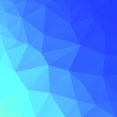 Fototapeta na wymiar Vector blue gradient polygon background