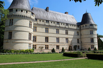 medieval and renaissance castle (islette) in azay-le-rideau (france)