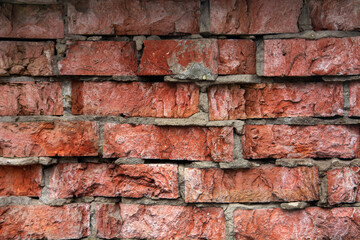 red brick wall