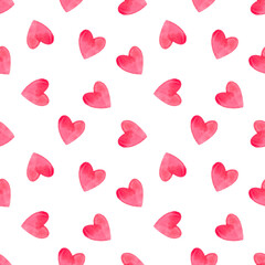 big pattern hearts red one