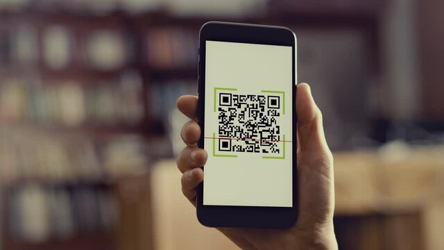 Scanning QR code with mobile phone