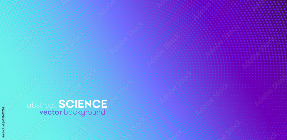 Poster Abstract vector background. Halftone gradient gradation. Vibrant texture.