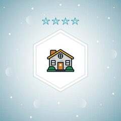 house_  vector icons modern